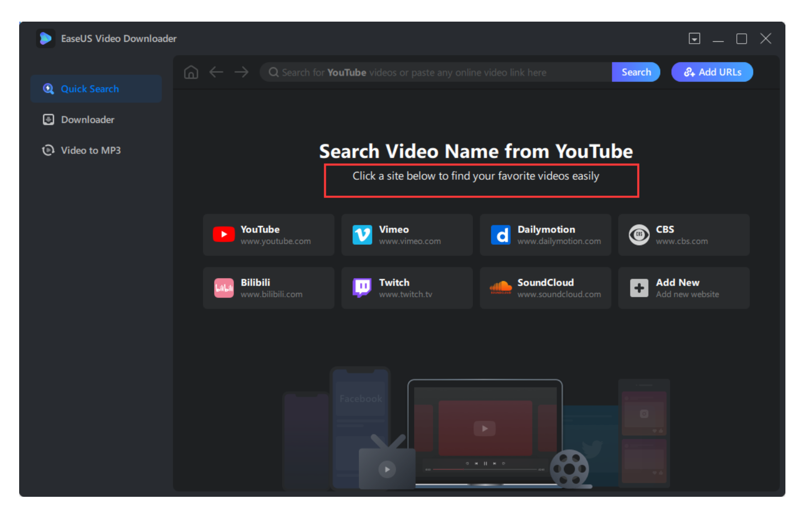 EaseUS Video Downloader