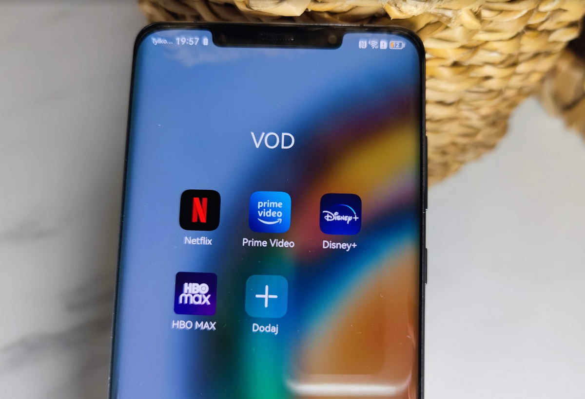 aplikacje VOD na Huawei