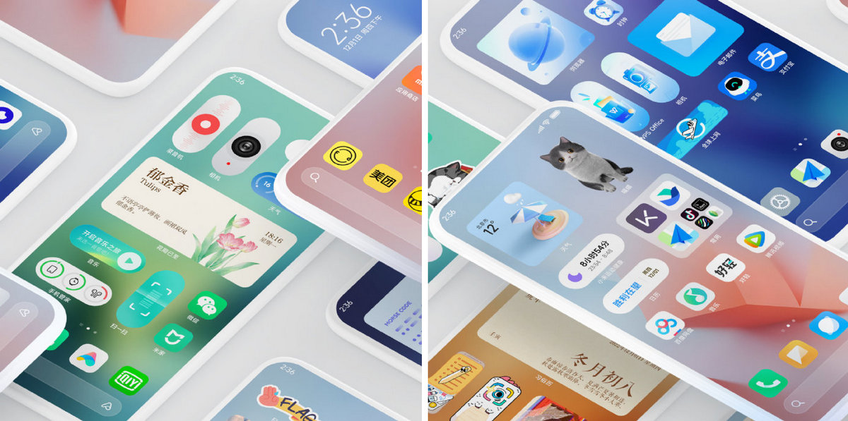 Nowe widżety, foldery i ikony w MIUI 14