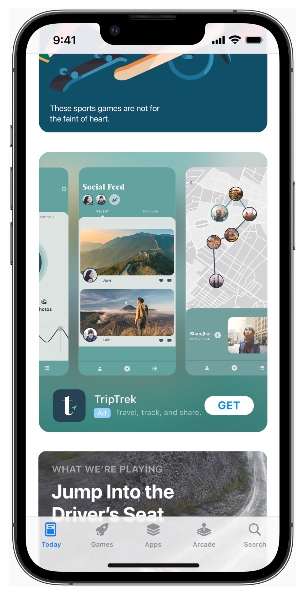 app store nowe reklamy