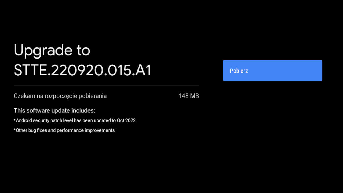 Google naprawia system w Chromecast with Google TV. W końcu poprawki do Android TV 12