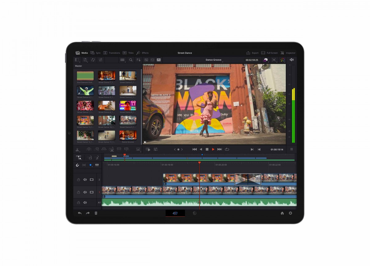 davinci resolve 18 ipad 1