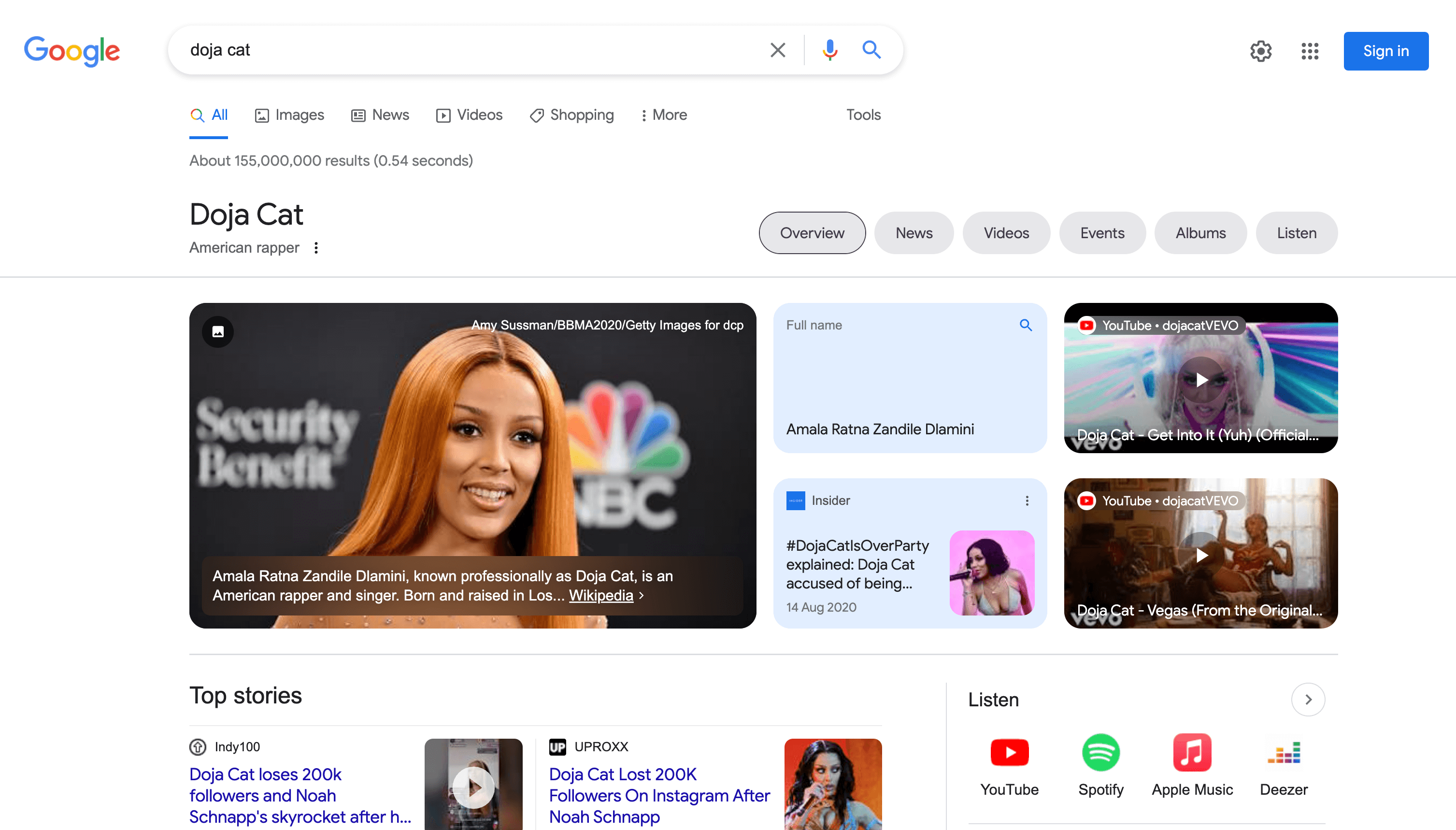 doja-cat-rich-card-desktop-google-test