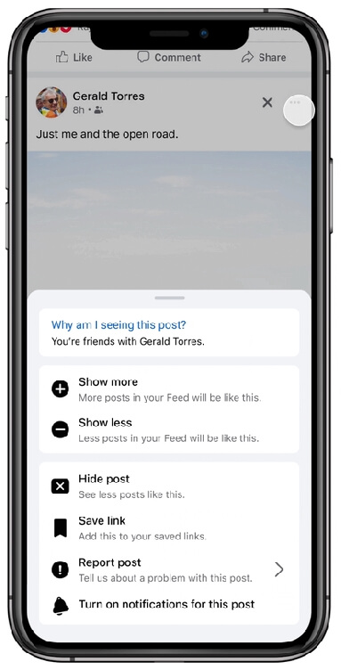 facebook posty mniej wiecej 2