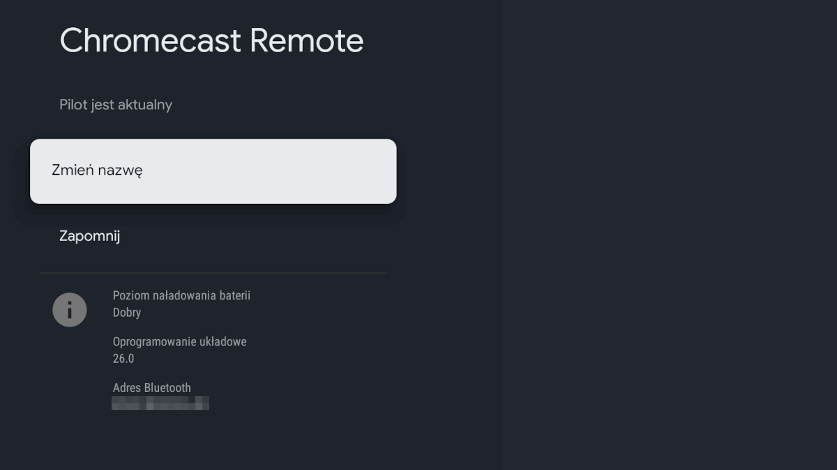 Chromecast 4.0 with Google TV z pierwszą w 2022 roku aktualizacją, ale to tylko poprawki