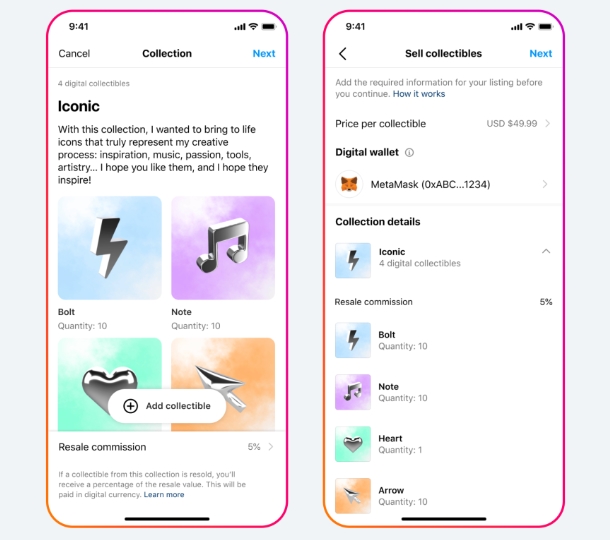 instagram nft premiera 2