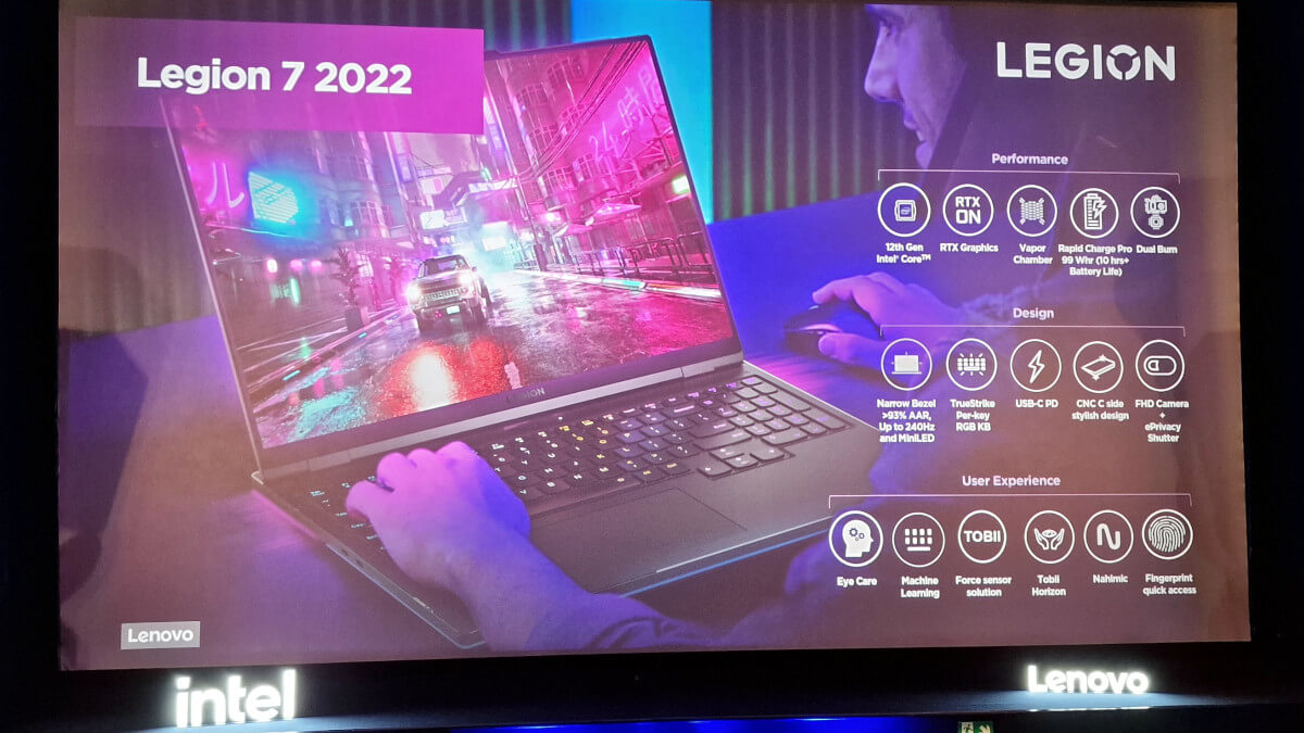 Premiera gamingowych laptopów Lenovo Legion z 12 gen Intel Core i RTX 3000