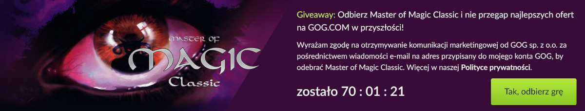 Master of Magic Classic za darmo na GOG z okazji wyprzedaży i urodzin platformy