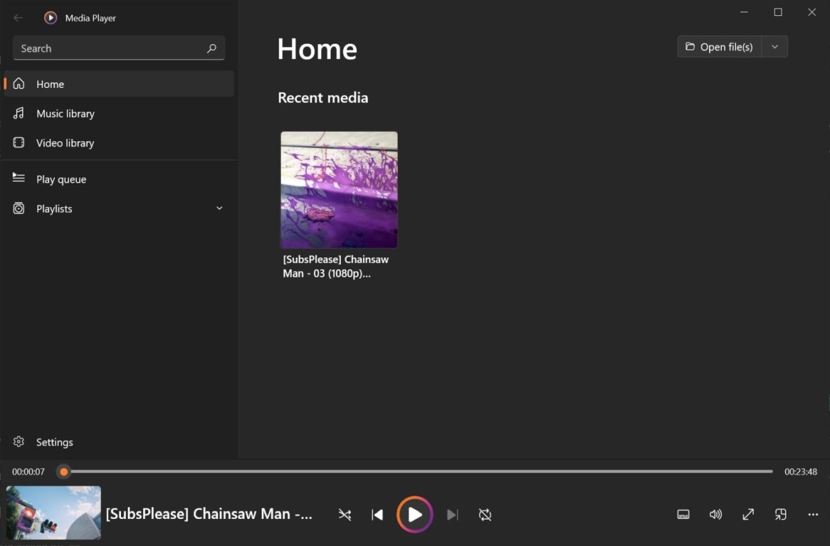 media-player-windows-10