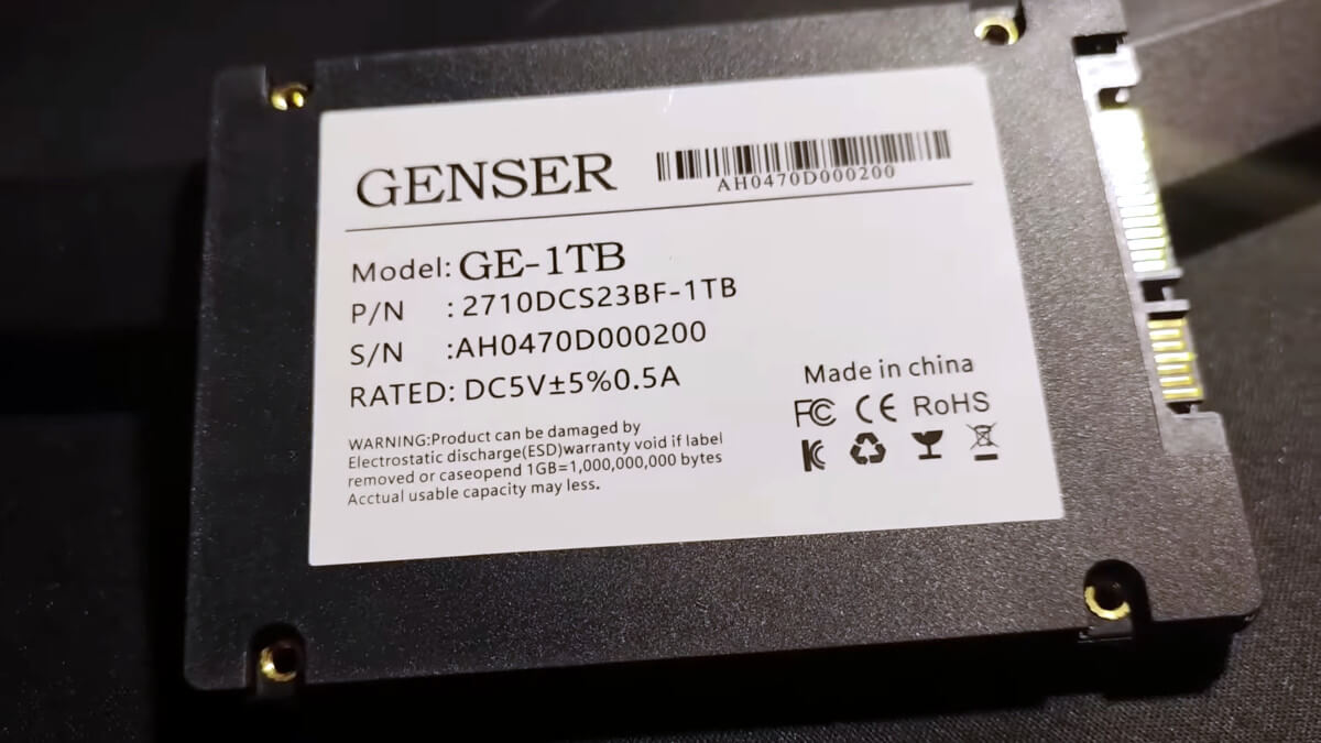 Uważaj na podrabiane wewnętrzne SSD. Scam nośników to już nie tylko pamięć USB i karty