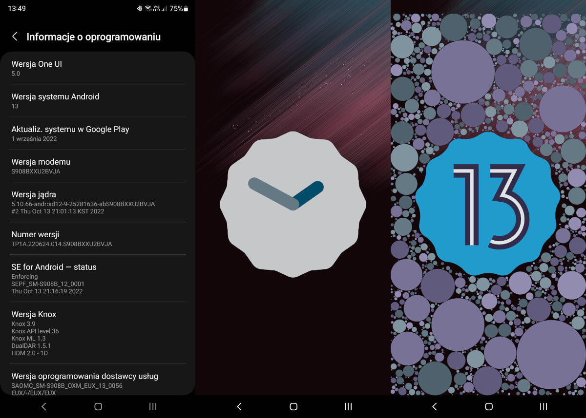 Te smartfony i tablety Samsunga dostaną Androida 13