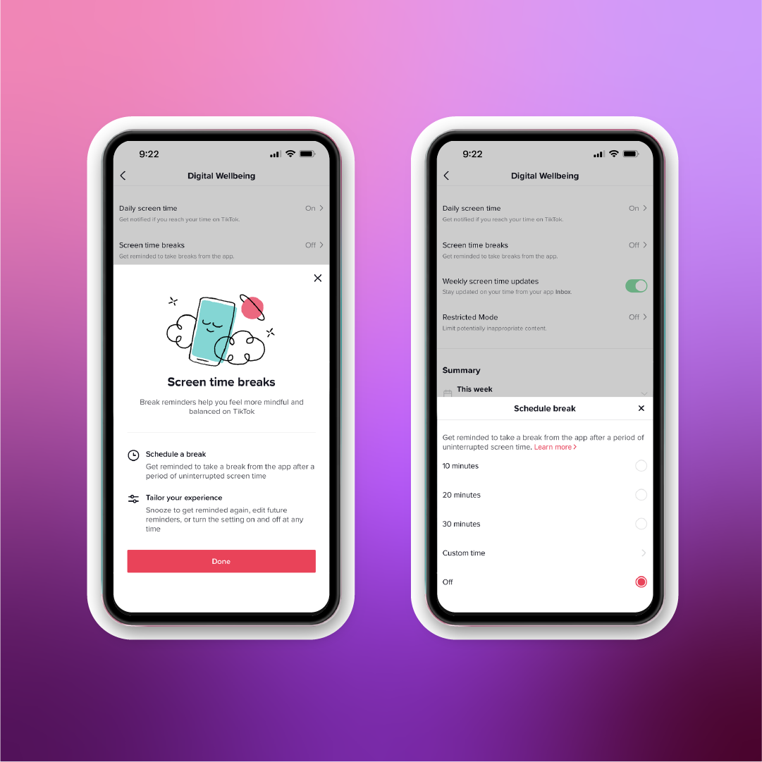 tiktok samopoczucie funkcje 2