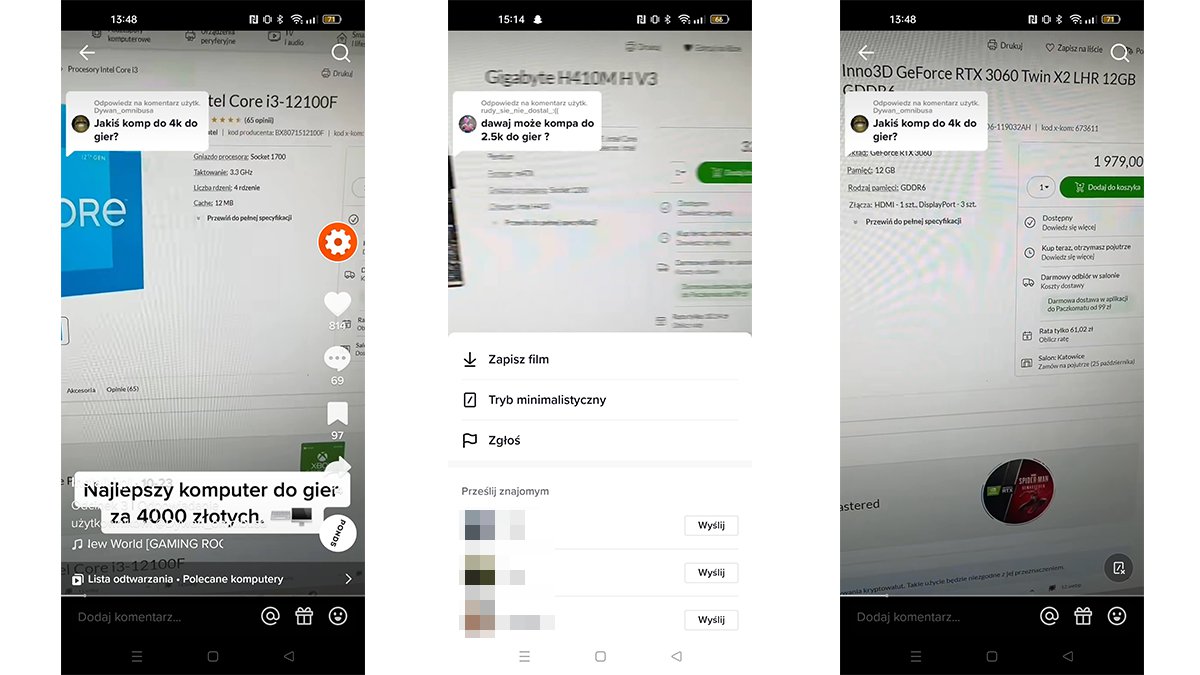 tiktok tryb minimalistyczny