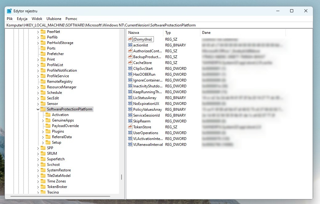 windows 11 klucz