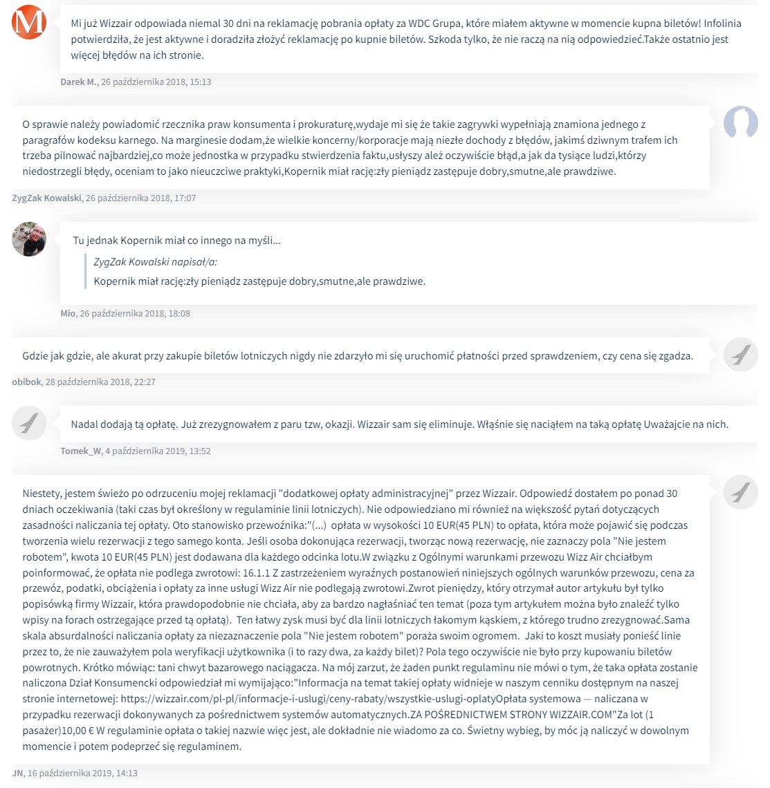wizzair komentarze