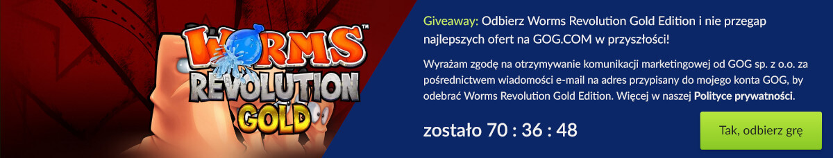 Kultowe Wormsy za darmo na GOG i strzelanka Severed Steel na Epic Games Store
