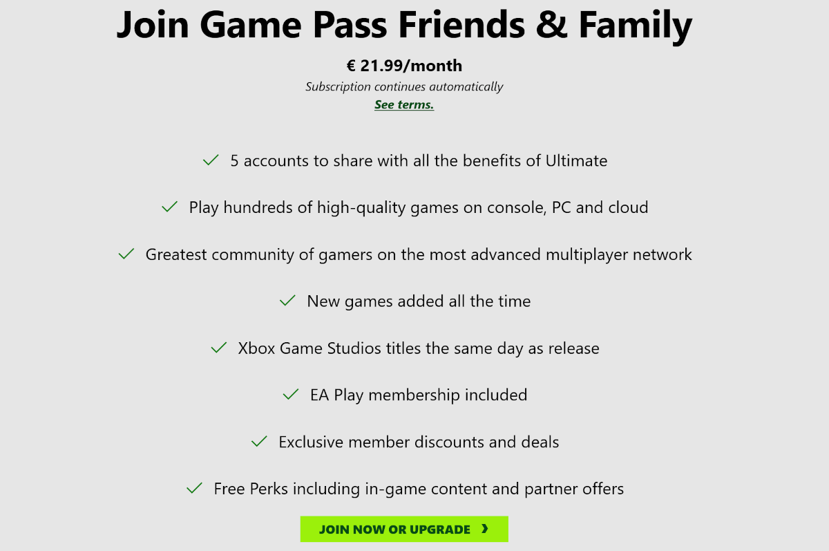Oficjalne ceny Xbox Game Pass Friends and Family. Jak można przeliczyć je na Polskę?