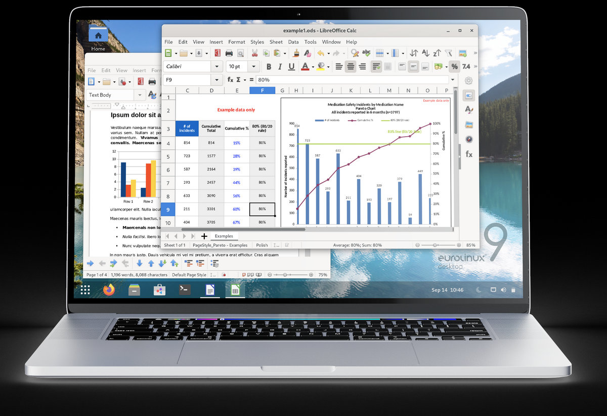 EuroLinux Desktop 9.1 - pakiet biurowy