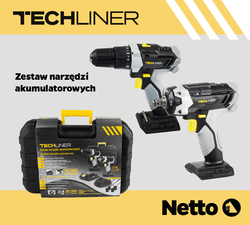 Techliner Zestaw narzedzi akumulatorowych