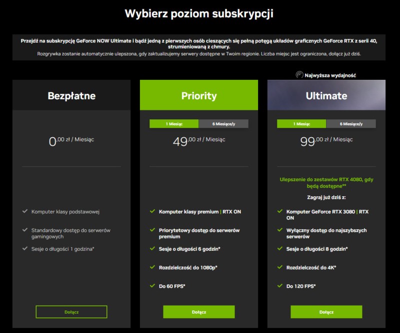 geforce now cennik 2023