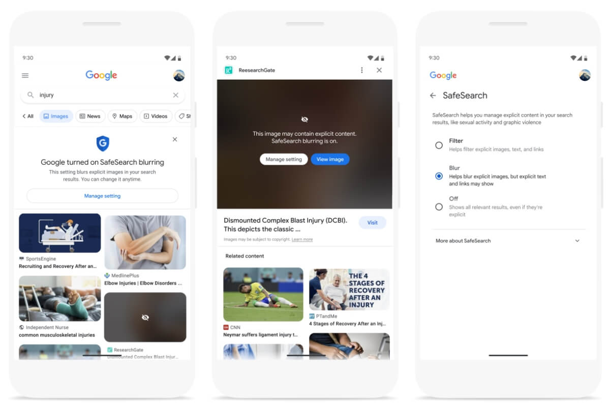 google blokada wynikow 1