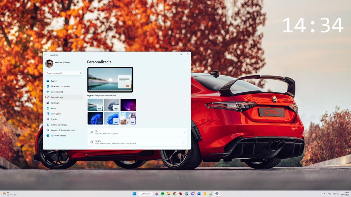personalizacja windows 11