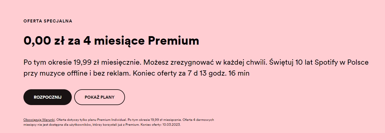 spotify premium 4 miesiace 3