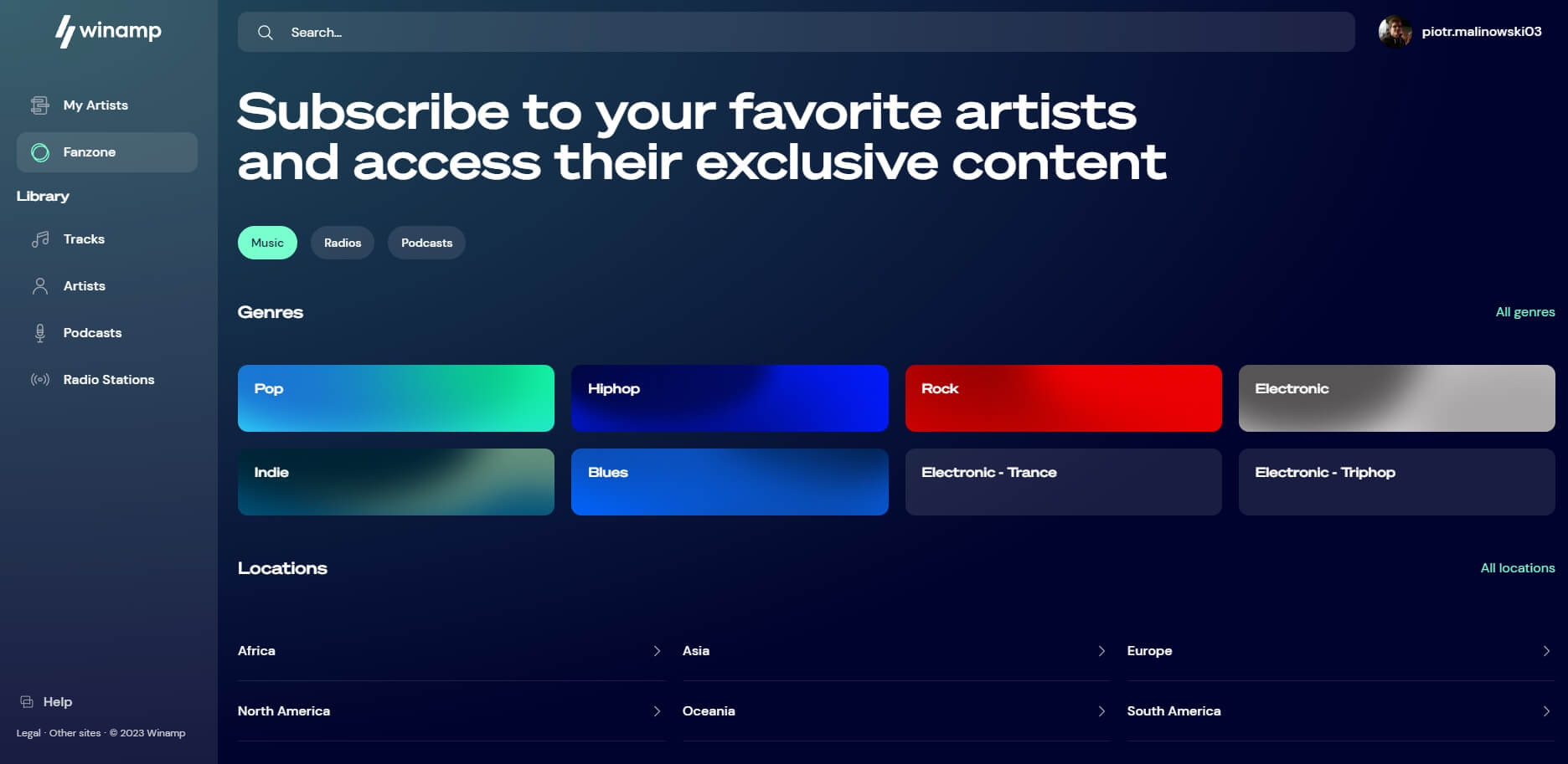 winamp platforma nowa 2