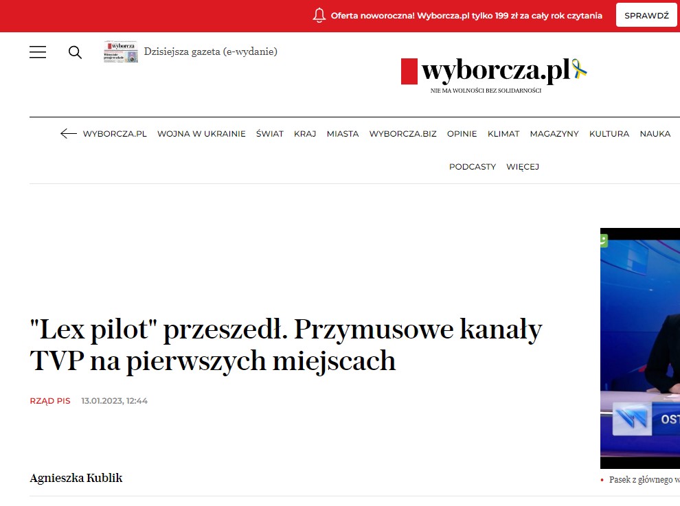 wyborcza lex pilot