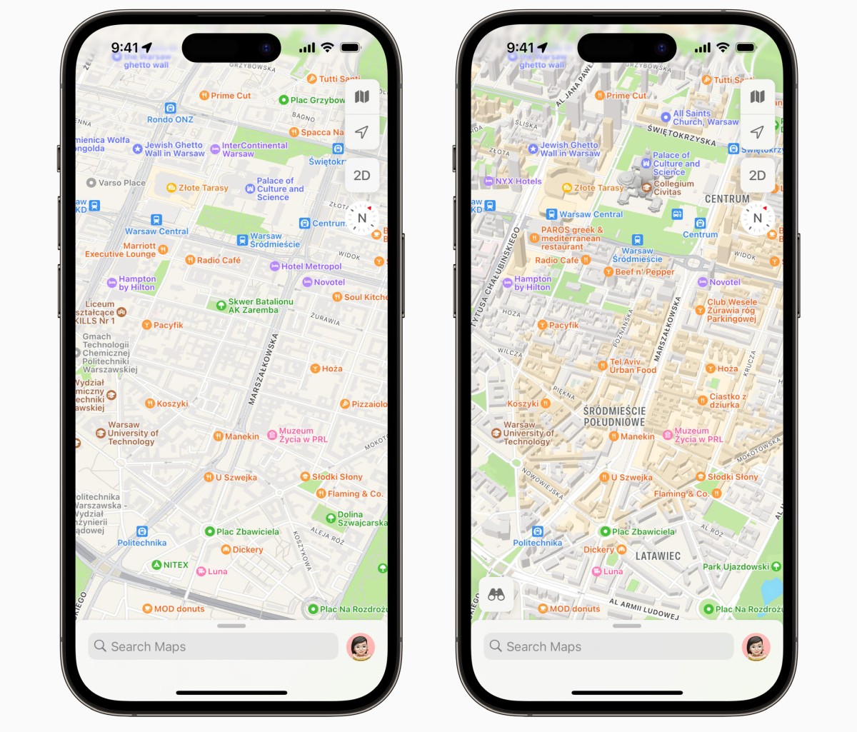 nowe mapy apple w polsce 3