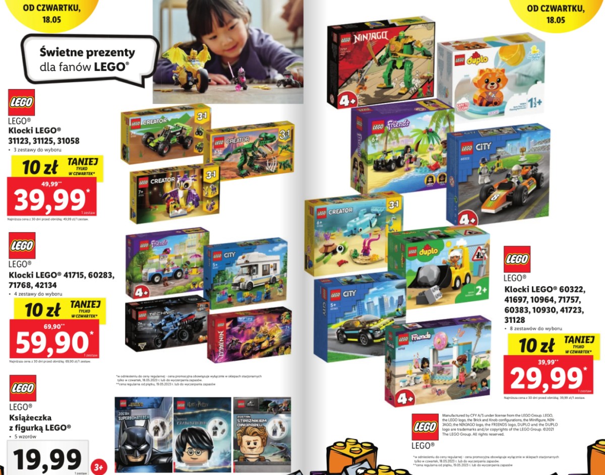 tanie lego w lidlu