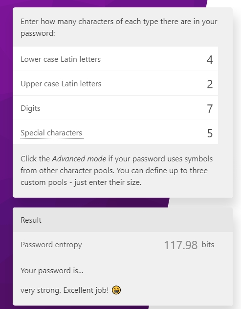 haslo silne kalkulator1