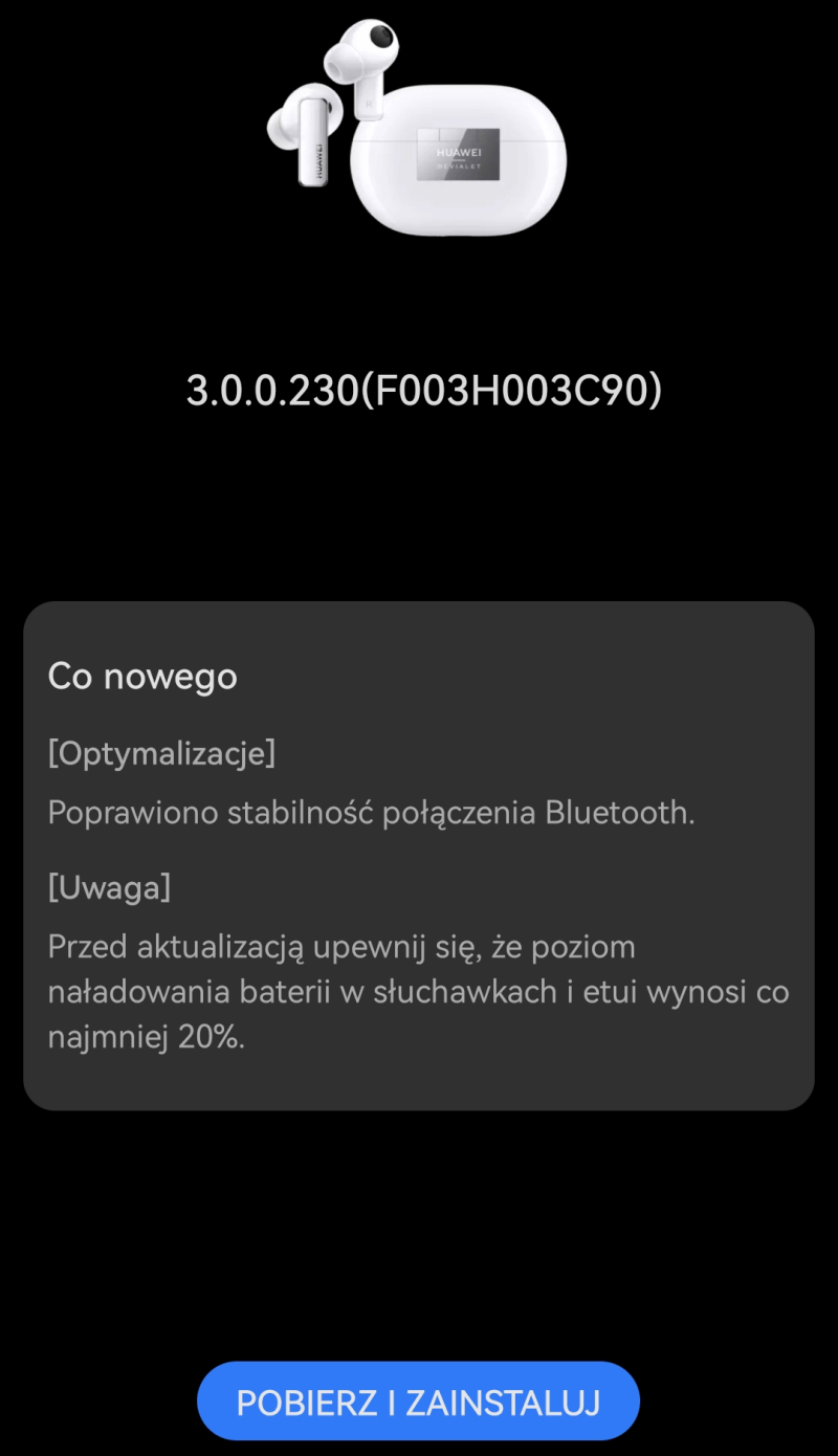 Huawei FreeBuds Pro 2 HarmonyOS 3 update