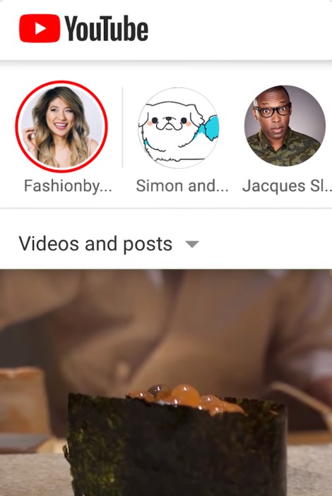 youtube stories koniec 1