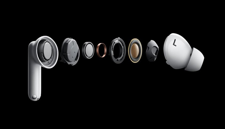 Słuchawki OPPO Enco Air3 Pro wykonane w technologii Bamboo Fiber Diaphragm