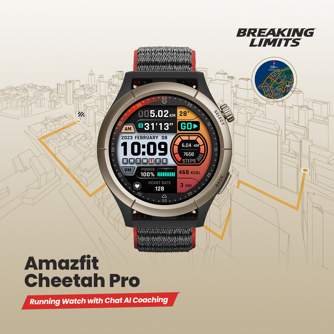 Nowa seria smartwatchy Amazfit Cheetah