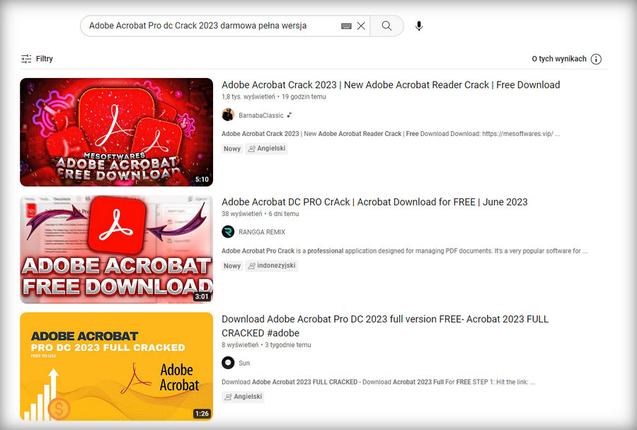 Adobe Acrobat Pro dc 2023 darmowa