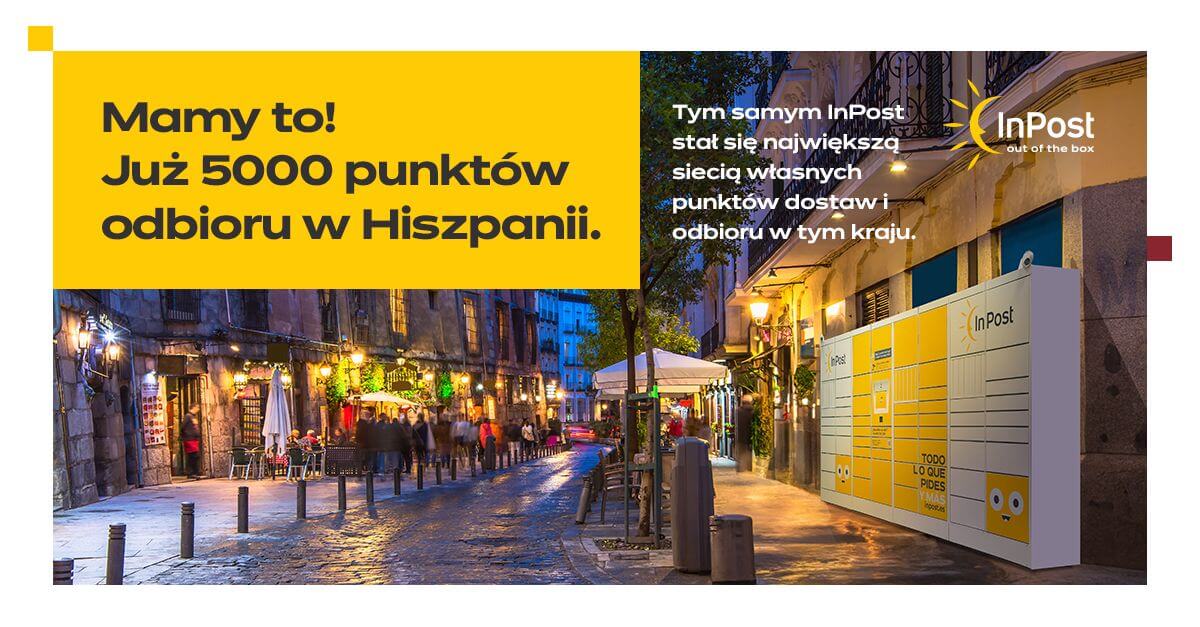 InPost Hiszpania 5000