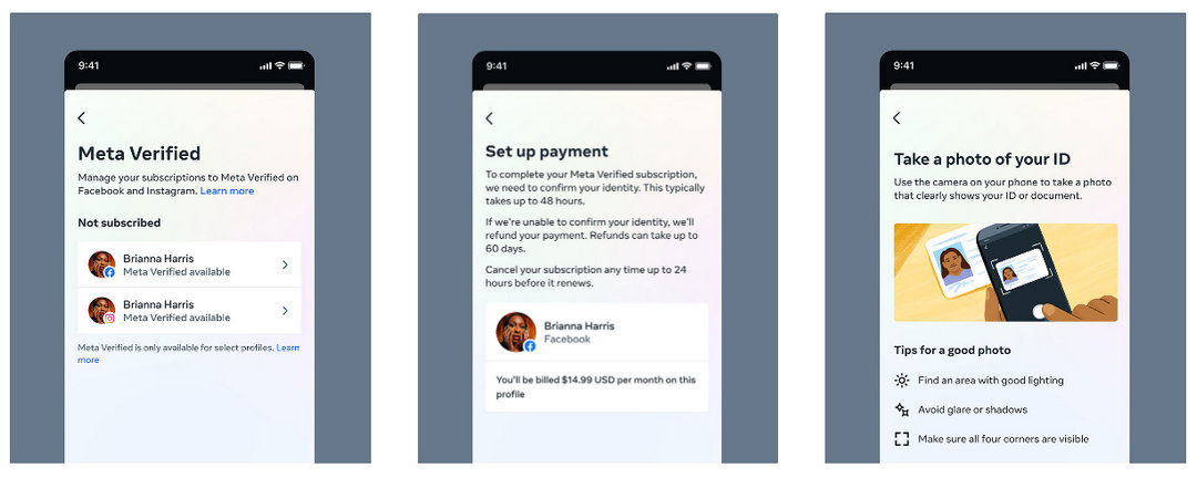 Meta Verified - weryfikacja