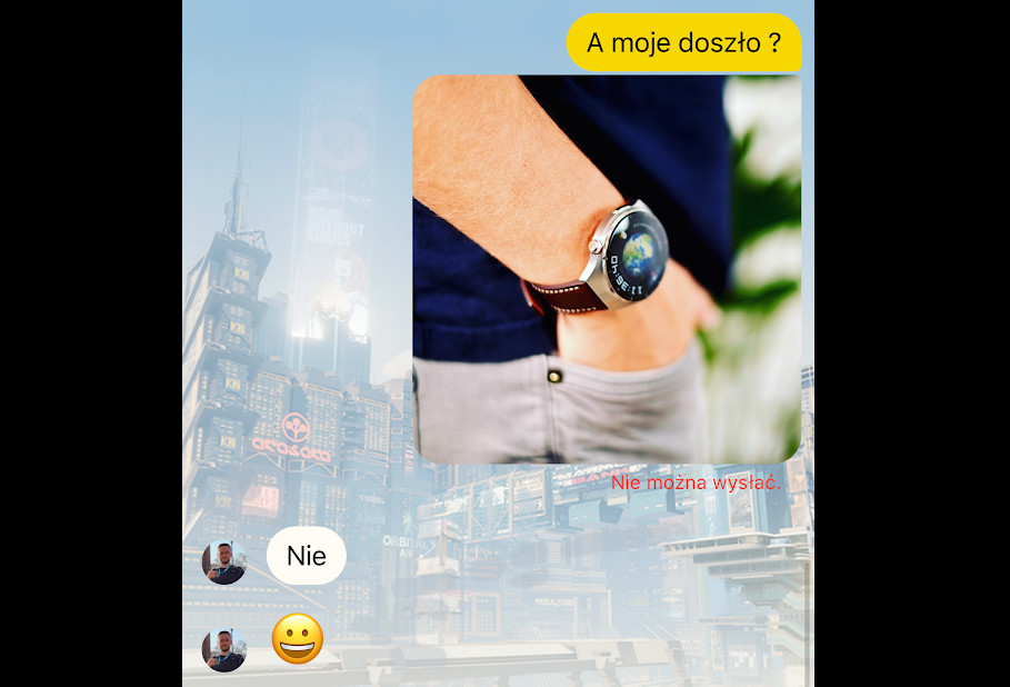 Messenger - nie można wysłać zdjęcia