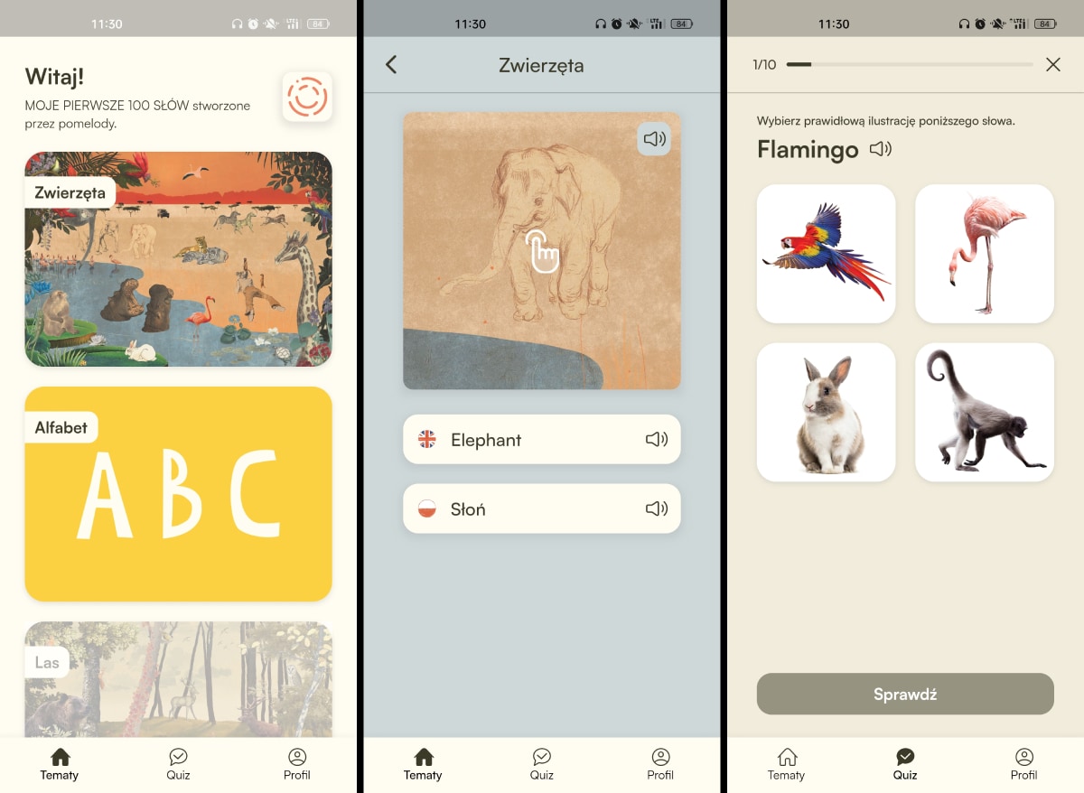 Moje pierwsze 100 słów