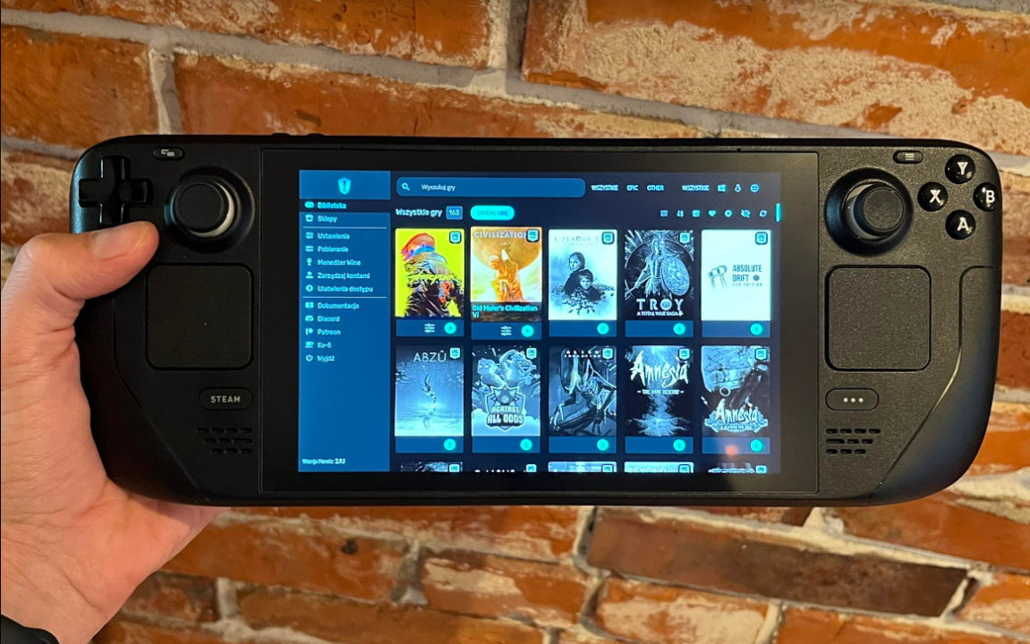 Steam Deck Heroic Launcher