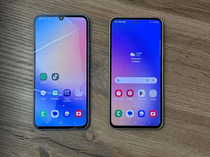 Samsung Galaxy A34 i Galaxy A54 5G - ekran