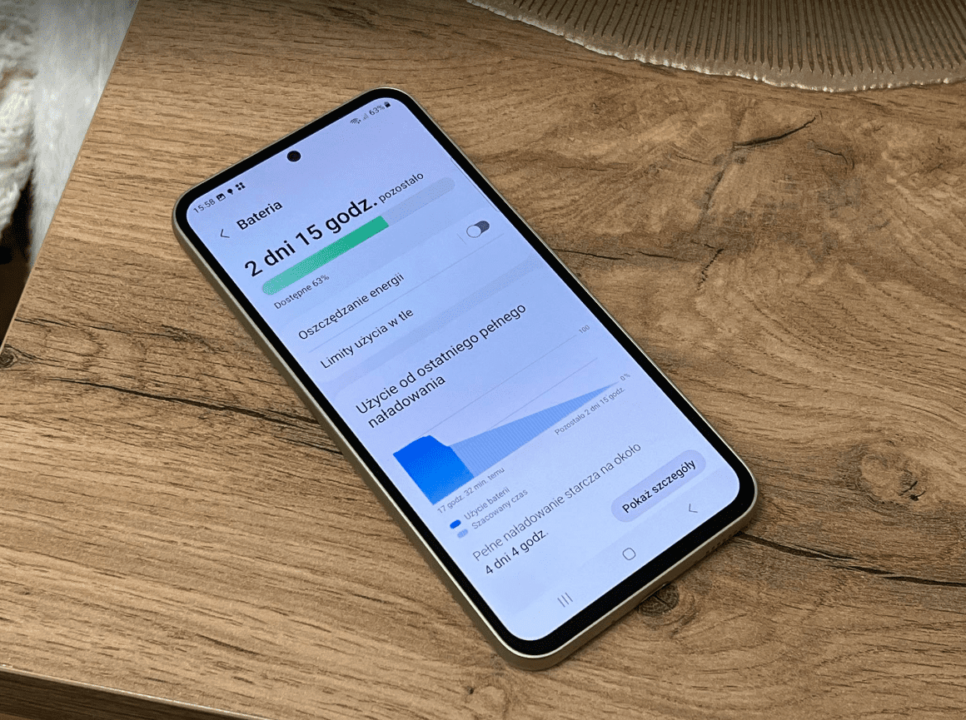 Samsung Galaxy A54 5G - czas pracy akumulatora