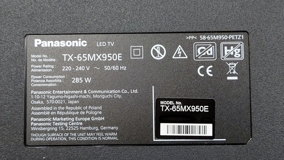 Panasonic MX950E