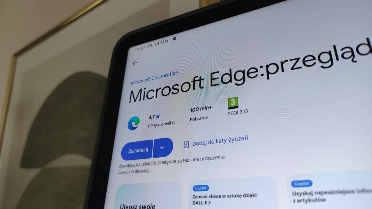 Edge lepszy od Chrome? Wsparcie dla wtyczek już na telefonach