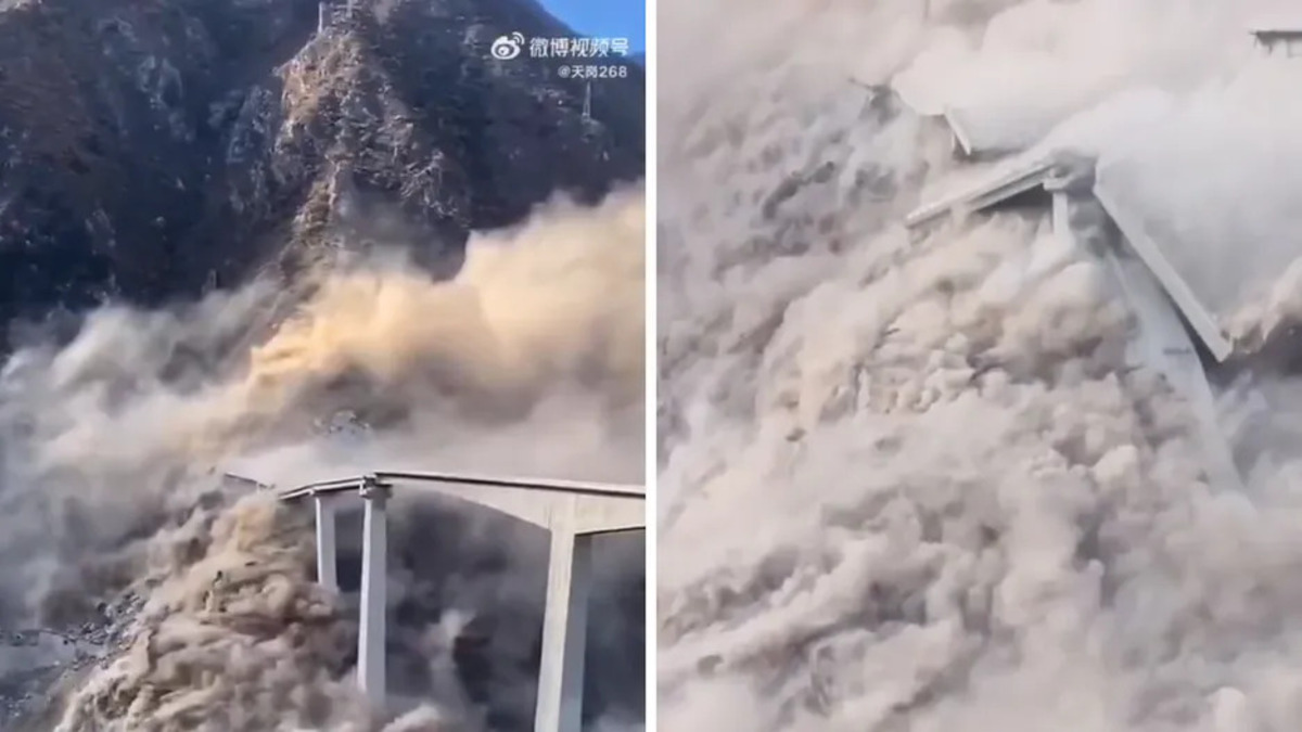 W Chinach zawalił się nowo otwarty most. Nagrano moment katastrofy