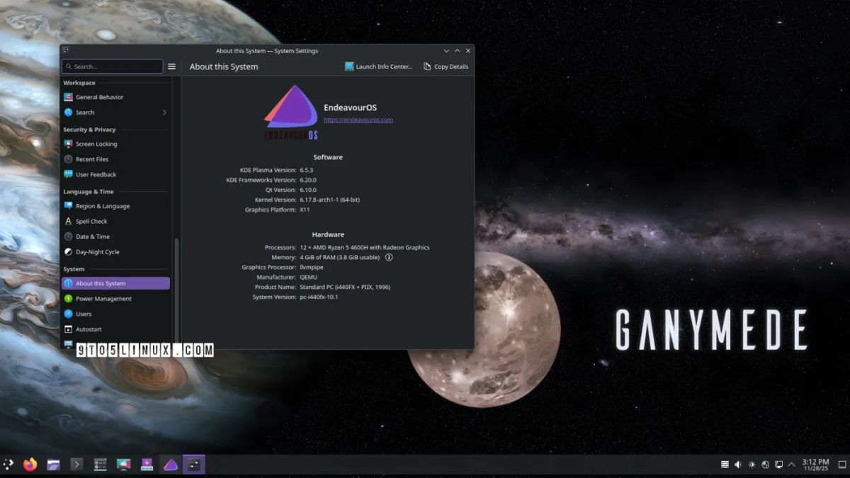 EndeavourOS Ganymede: Arch Linux w końcu polubi się z Twoim GPU