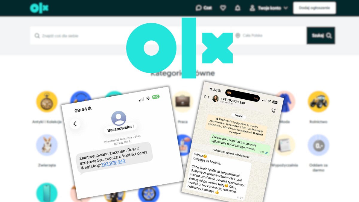 Oszuści na OLX mają nowy trik. Wiadomość na 792979340? To wyłudzenie