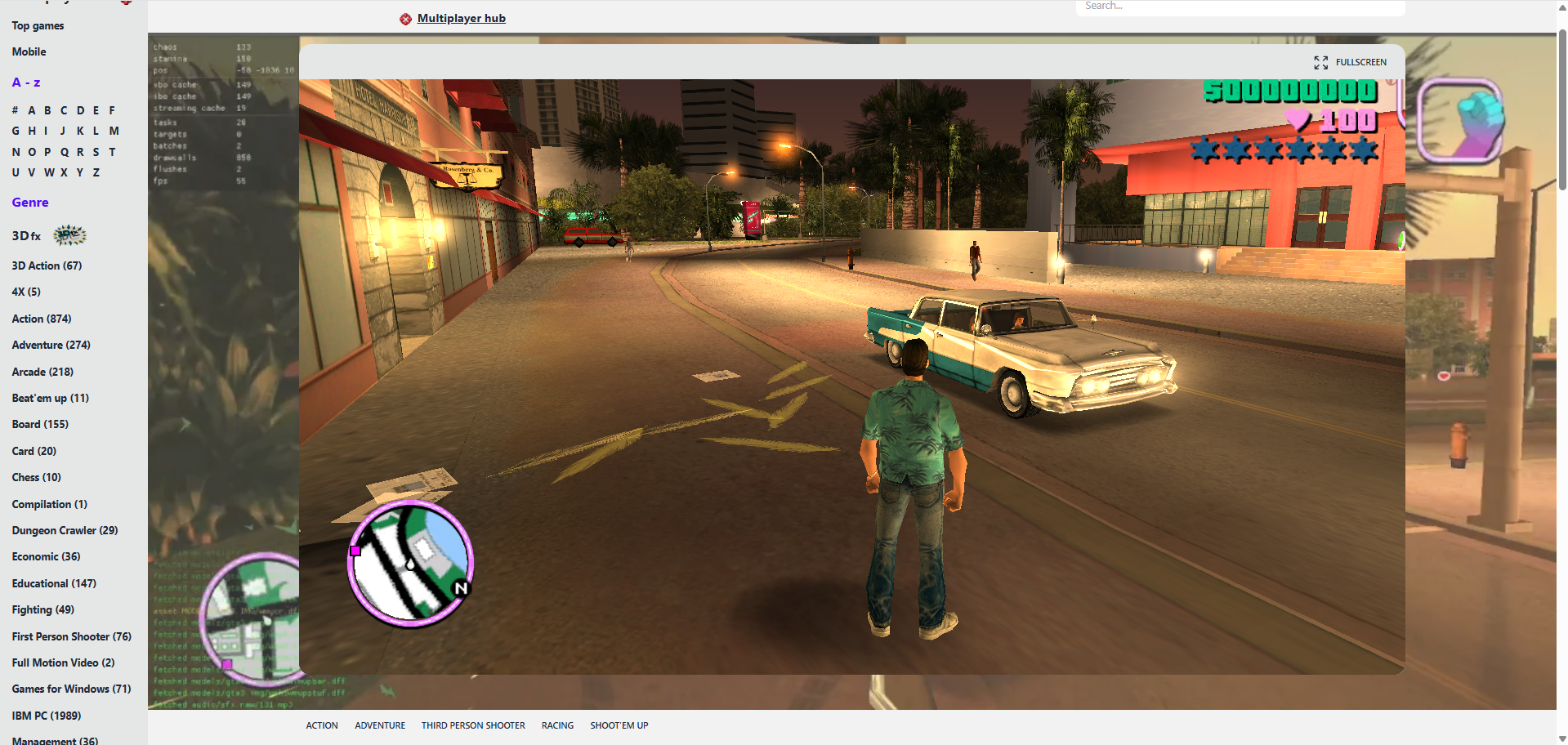 W legendarne GTA: Vice City zagrasz w przeglądarce internetowej
